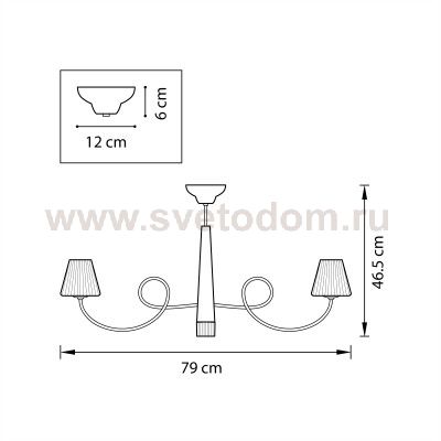 Люстра потолочная Lightstar 814093 Vortico