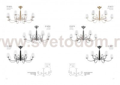 Люстра потолочная Lightstar 814097 Vortico