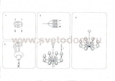 Люстра Lightstar 814293 VORTICO