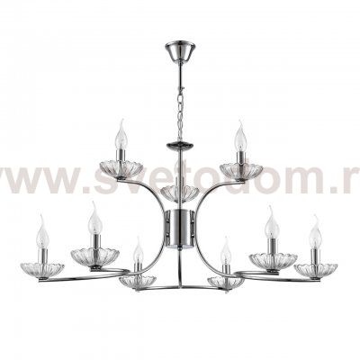Люстра подвесная на цепи Odeon light 8155/9 LOLINA