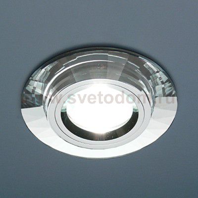 Светильник встраиваемый Elektrostandard 8160/2 зеркальный/серебряный