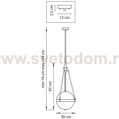 Люстра потолочная Modena Lightstar 816037