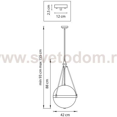 Люстра потолочная Modena Lightstar 816047