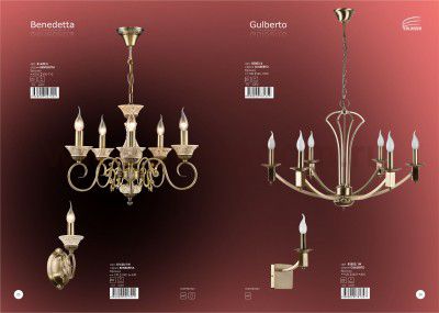 Люстра бронзовая Colosseo 82802/6 GULBERTO