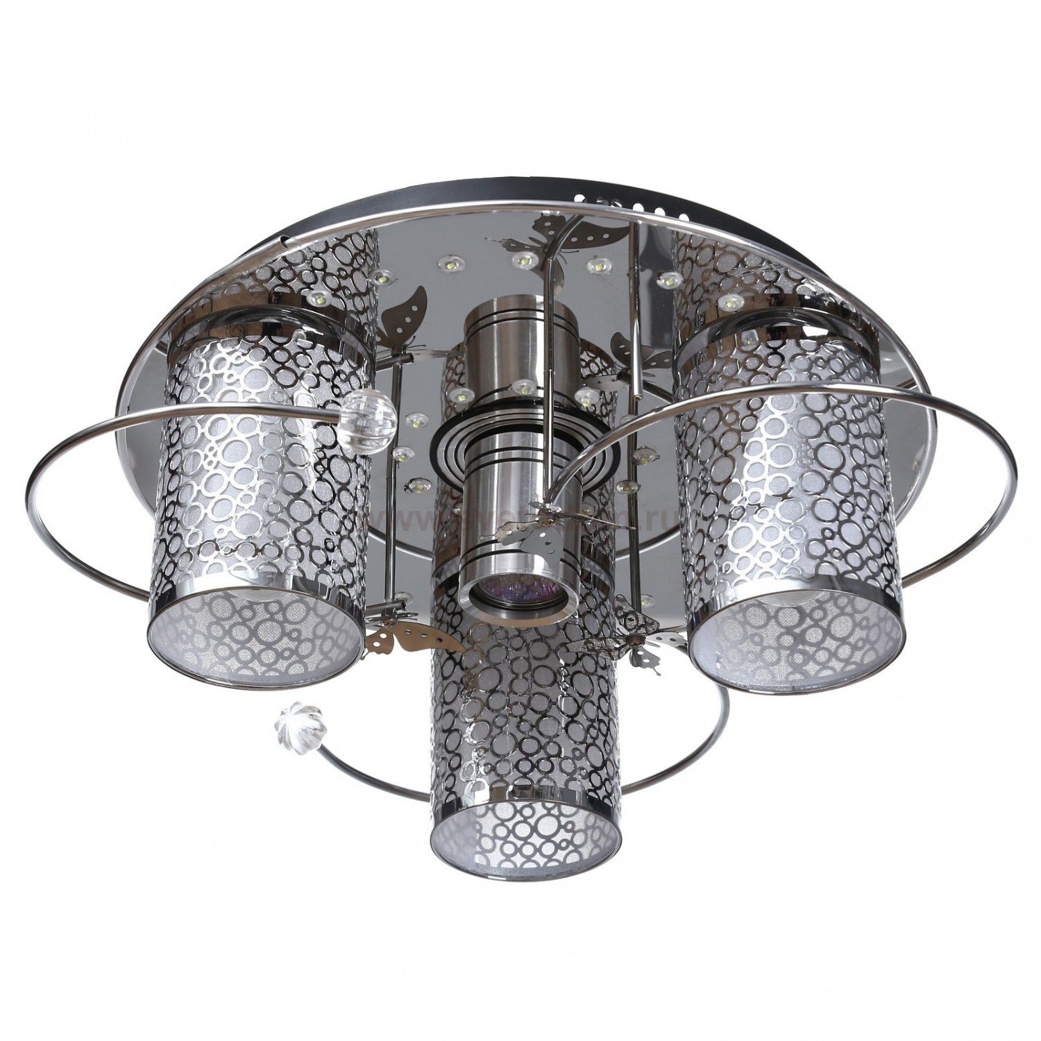 Потолочный светильник Экономсвет 8185/3+1CR RC WTLED