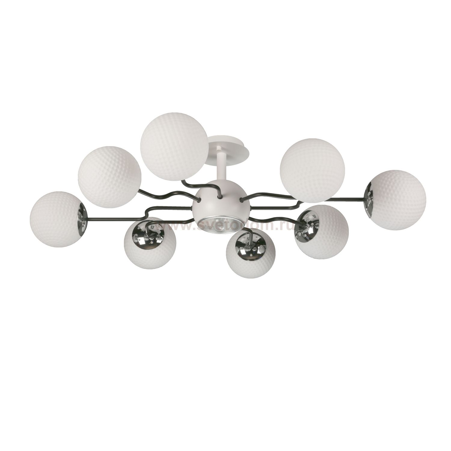 Люстра Colosseo 82017/9C белый с черным