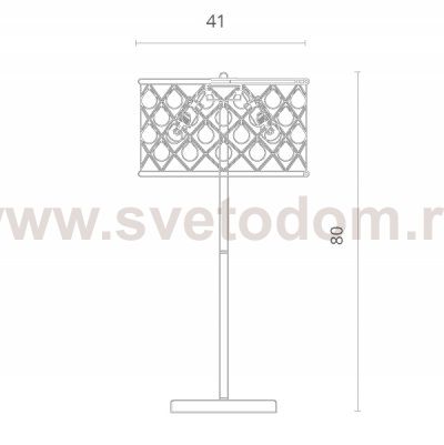 Светильник настольный Divinare 8203/01 TL-3 BRAVA