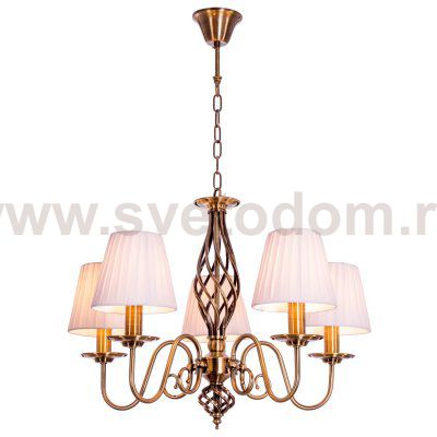 Светильник ЭкономСвет 82030BR/5P WT