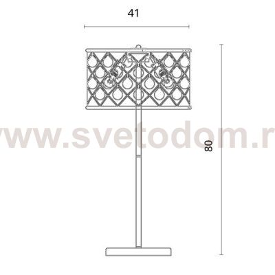 Светильник настольный Divinare 8203/01 TL-3 BRAVA