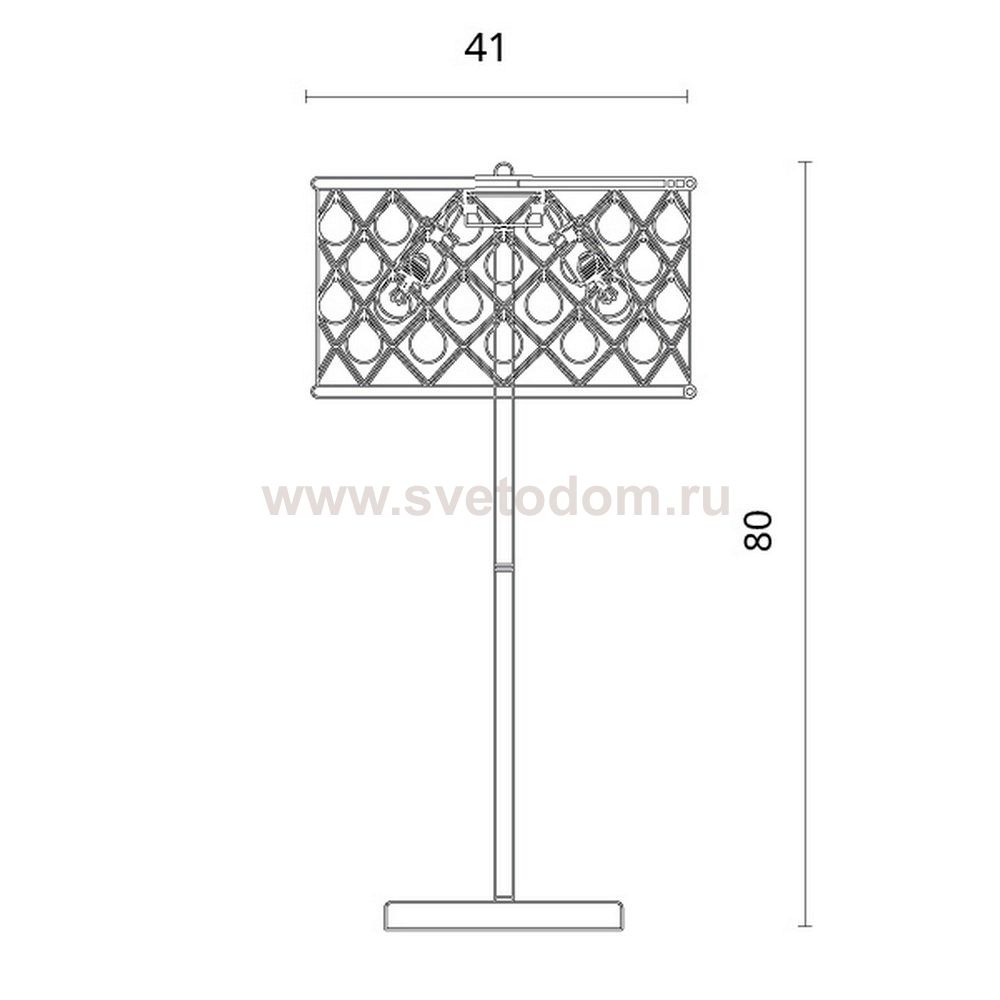 Светильник настольный Divinare 8203/01 TL-3 BRAVA