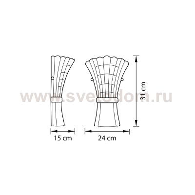 Светильник бра Lightstar 820629 Zucche