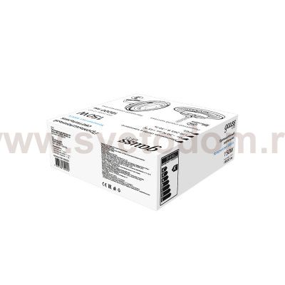 Светильник подвесной Gauss UFO 150W 18000lm 5000K 175-265V IP65 D260*88мм черный скобка в комплекте (821536350)