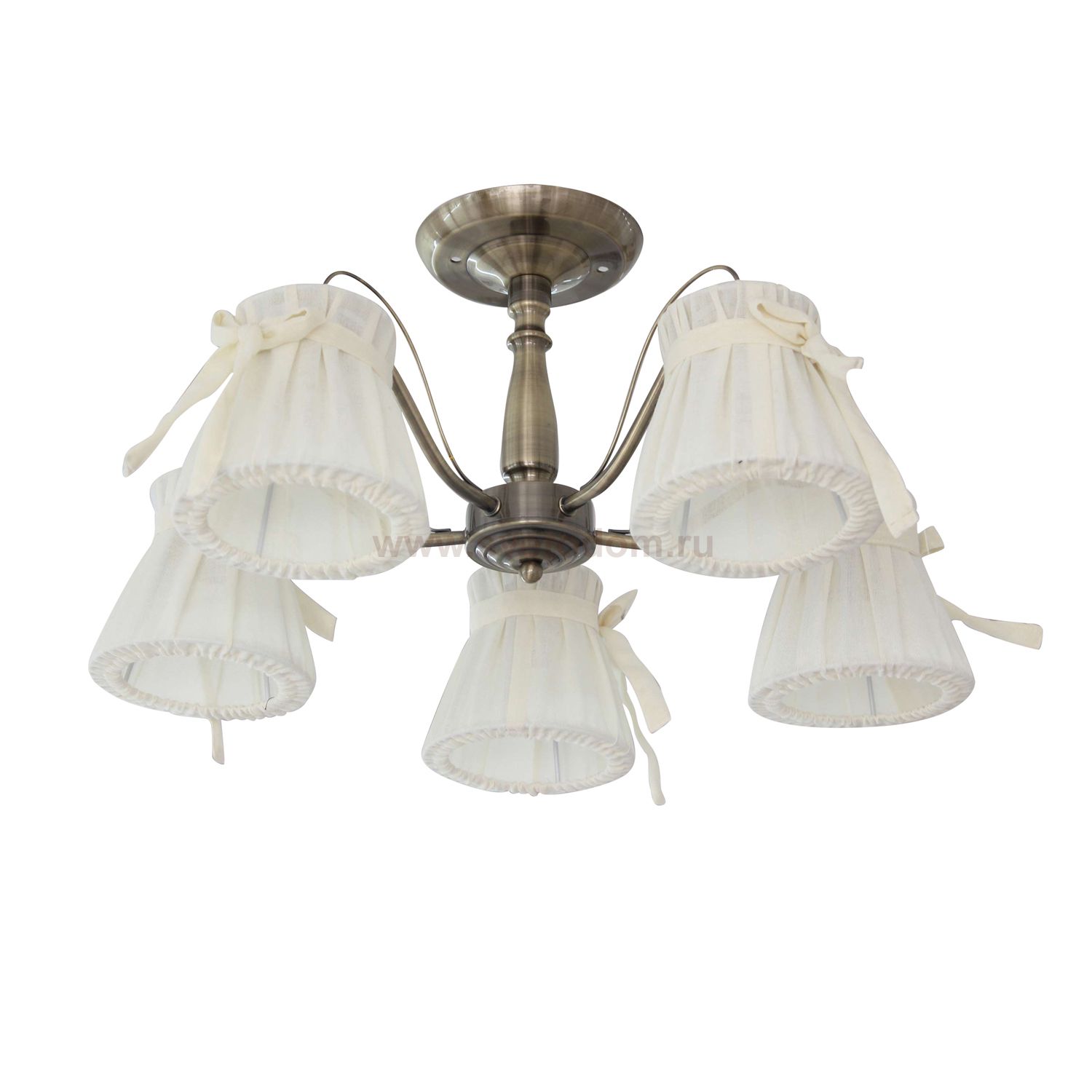 Люстра с абажурами и бантами Colosseo 82165/5C