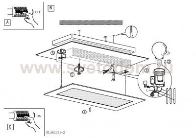 Светильник Eglo 82221 Eos