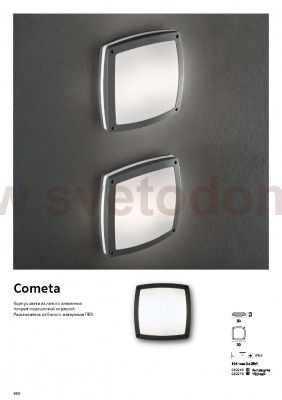 Ideal Lux COMETA AP3 NERO