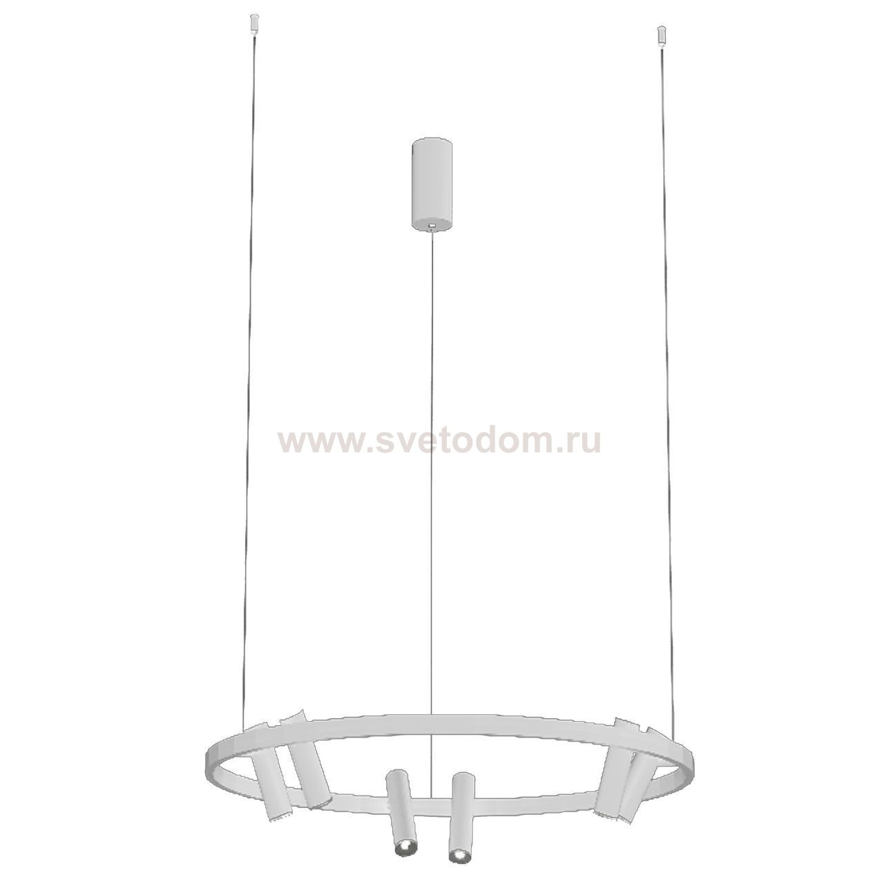 Подвесной светильник Тор-Флип белый h100 d60 Led 39W 4000K Kink light 8232,01