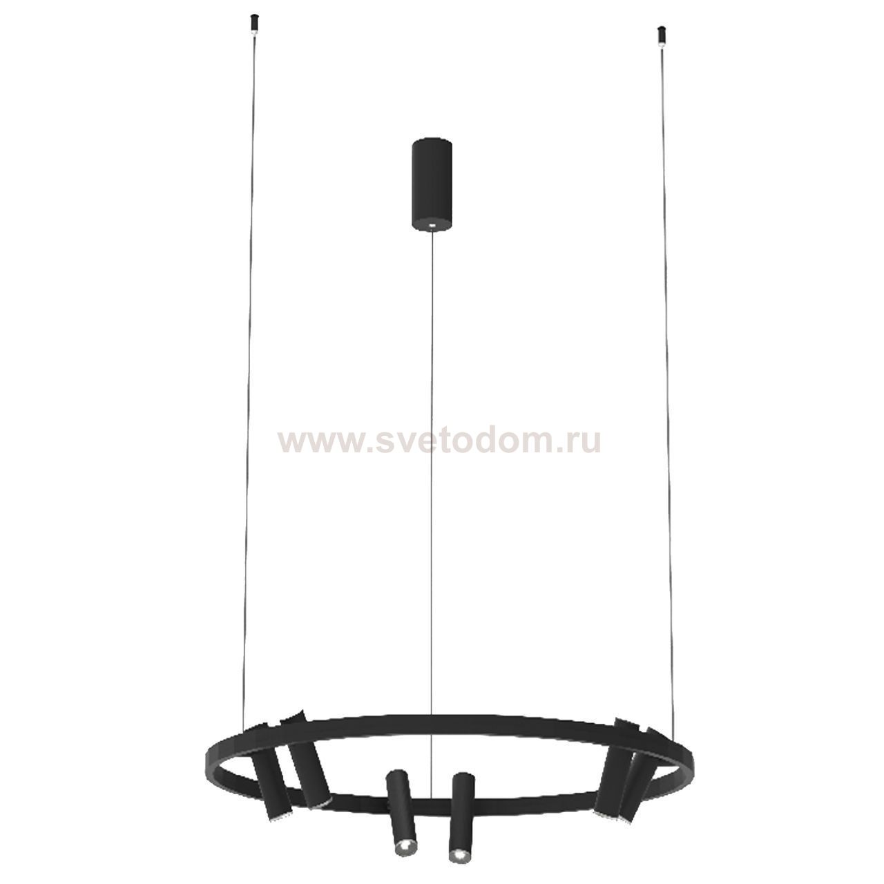 Подвесной светильник Тор-Флип черный h100 d60 Led 39W 4000K Kink light 8232,19