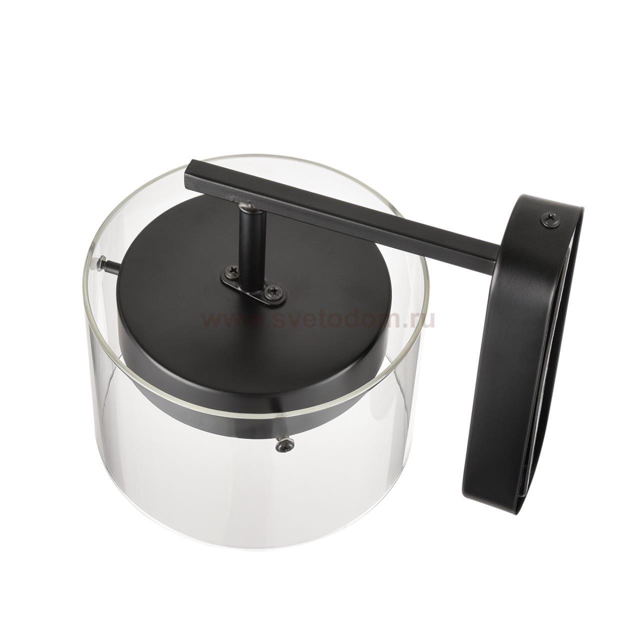 8232/1WY COMFI LN25 193 черный/прозрачный, металл/стекло Бра LED GX70 1*10W 220V NATALINA