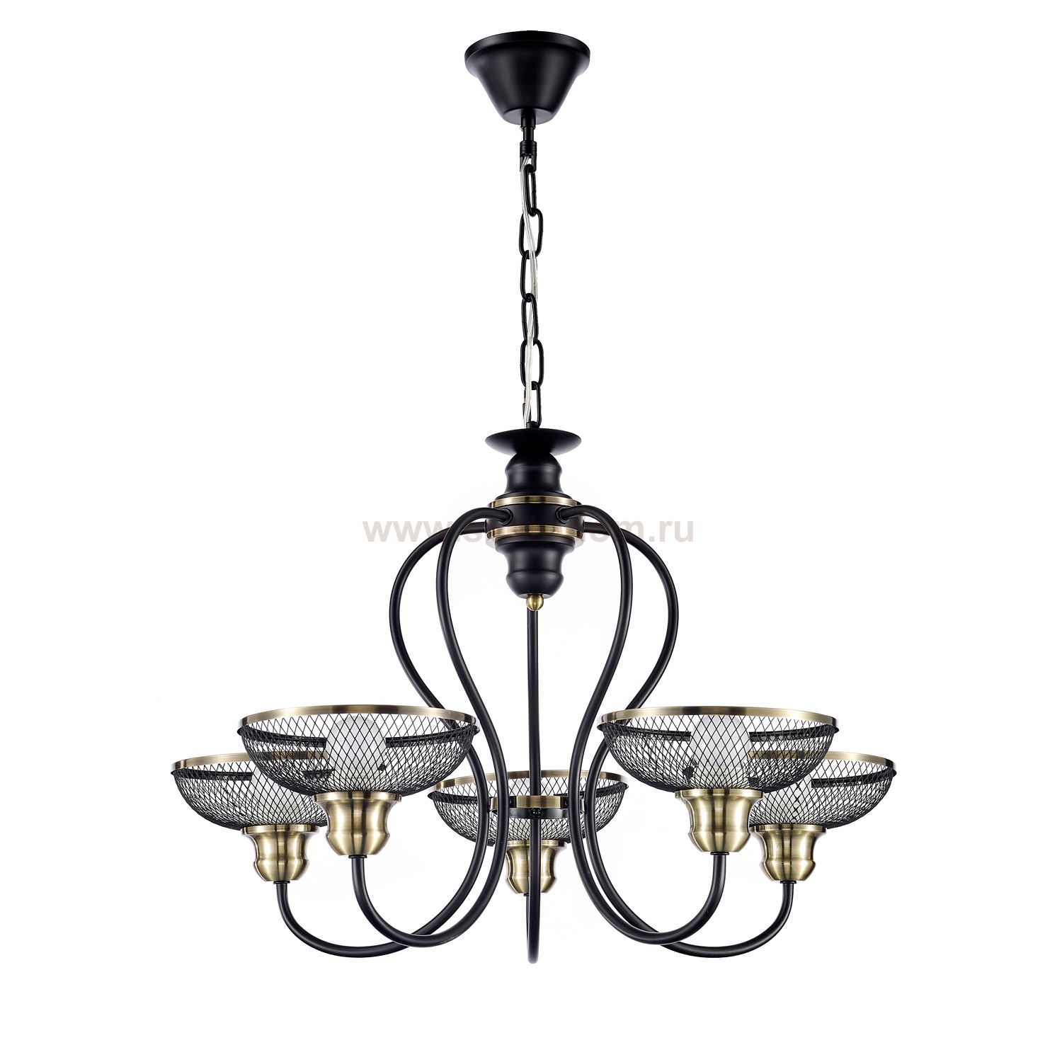 Светильник Colosseo optima 82410/5 матовый черный/бронза