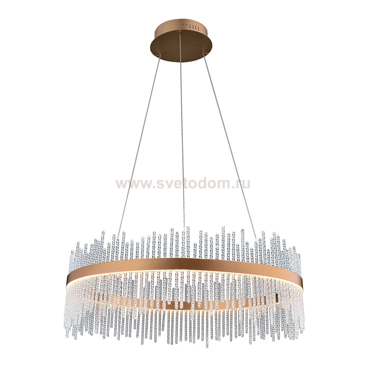 Подвес ЛЮЧИЯ золото d50 h100 Led 45W (3000K) Kink light 8250,33