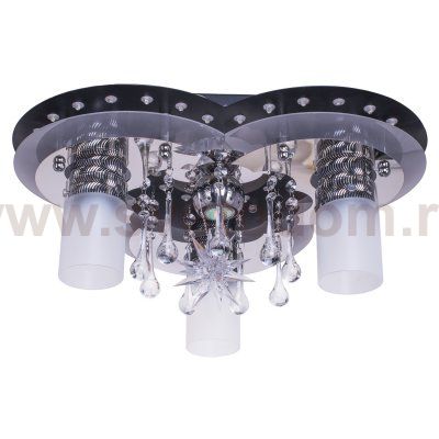 Светильник ЭкономСвет 8255/3+1BK+CR RC WT LED