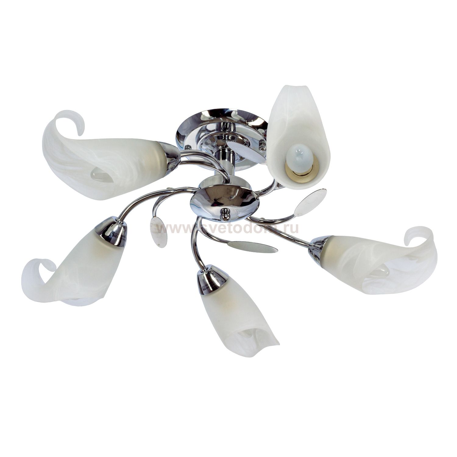 Светильник ЭкономСвет 82597D/5CR WT