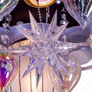 Потолочный светильник Экономсвет 8263/5+1BK+CR RC WT LED