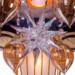Светильник ЭкономСвет 8263/7+3WT+GD RC WT LED