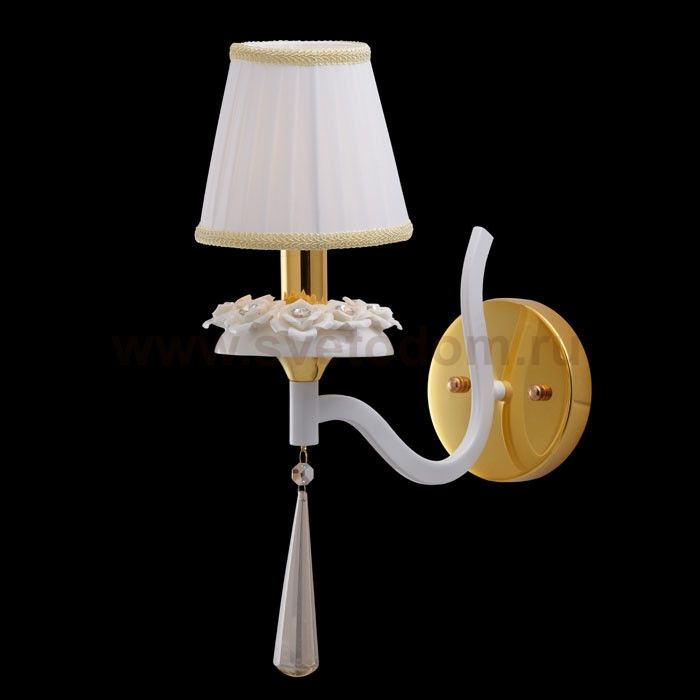 Светильник бра LB 8267/1 золото/белая