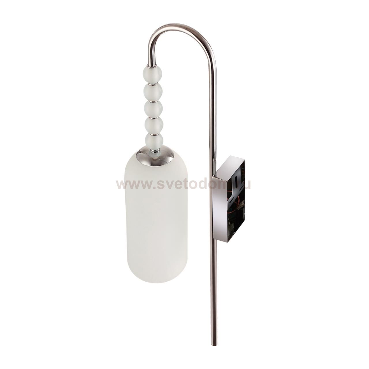 8270/1W NEOCLASSI хром/белый, металл/стекло Бра Е14 1*40W 220V TRACY