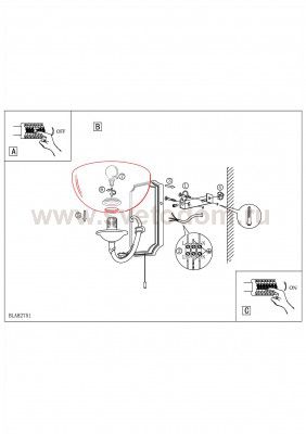 Светильник настенный бра Eglo 82751 SAVOY