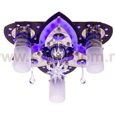 Светильник ЭкономСвет 8285/3+1BK+CR WT RC RBPLED