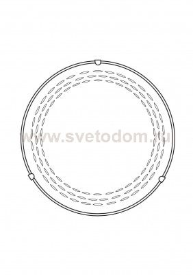 Настенно-потолочный светильник Eglo 82893 TWISTER