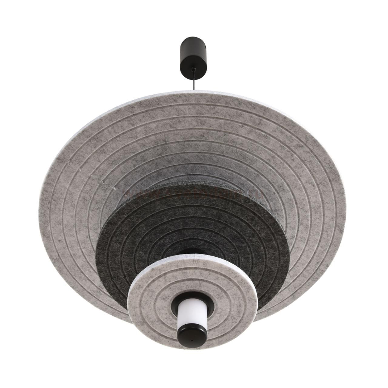 8295/11AL LEDIO черный/светло-серый/темно-серый, металл/фетр/акрил Подвес LED 11W 3000K 220V FELTA