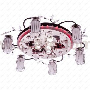 Люстра космос Экономсвет 8296/6+3BK+CR RC MIXLED