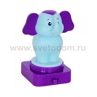 Светильник настольный Compak Babylight GY-8301 слоник сиреневый
