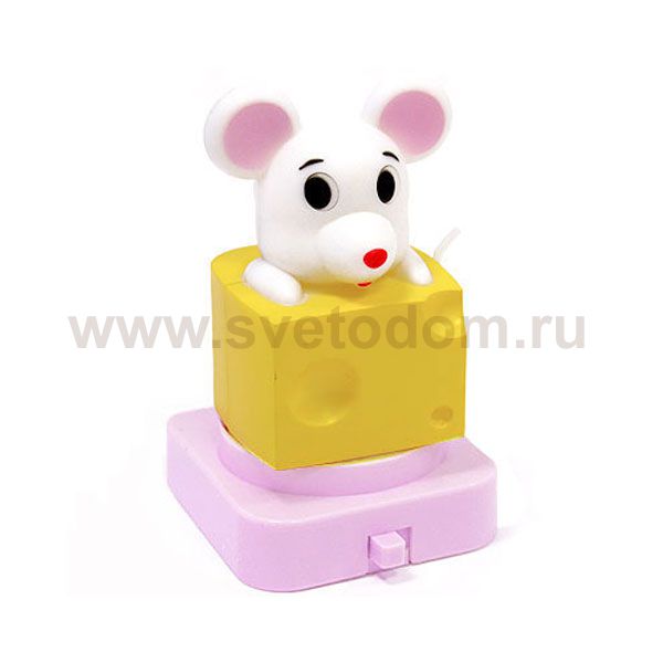 Светильник настольный Compak Babylight GY-8301 мышка розовая