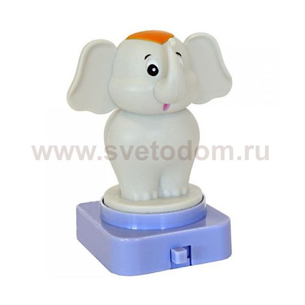 Светильник настольный Compak Babylight GY-8301 слоник синяя подставка