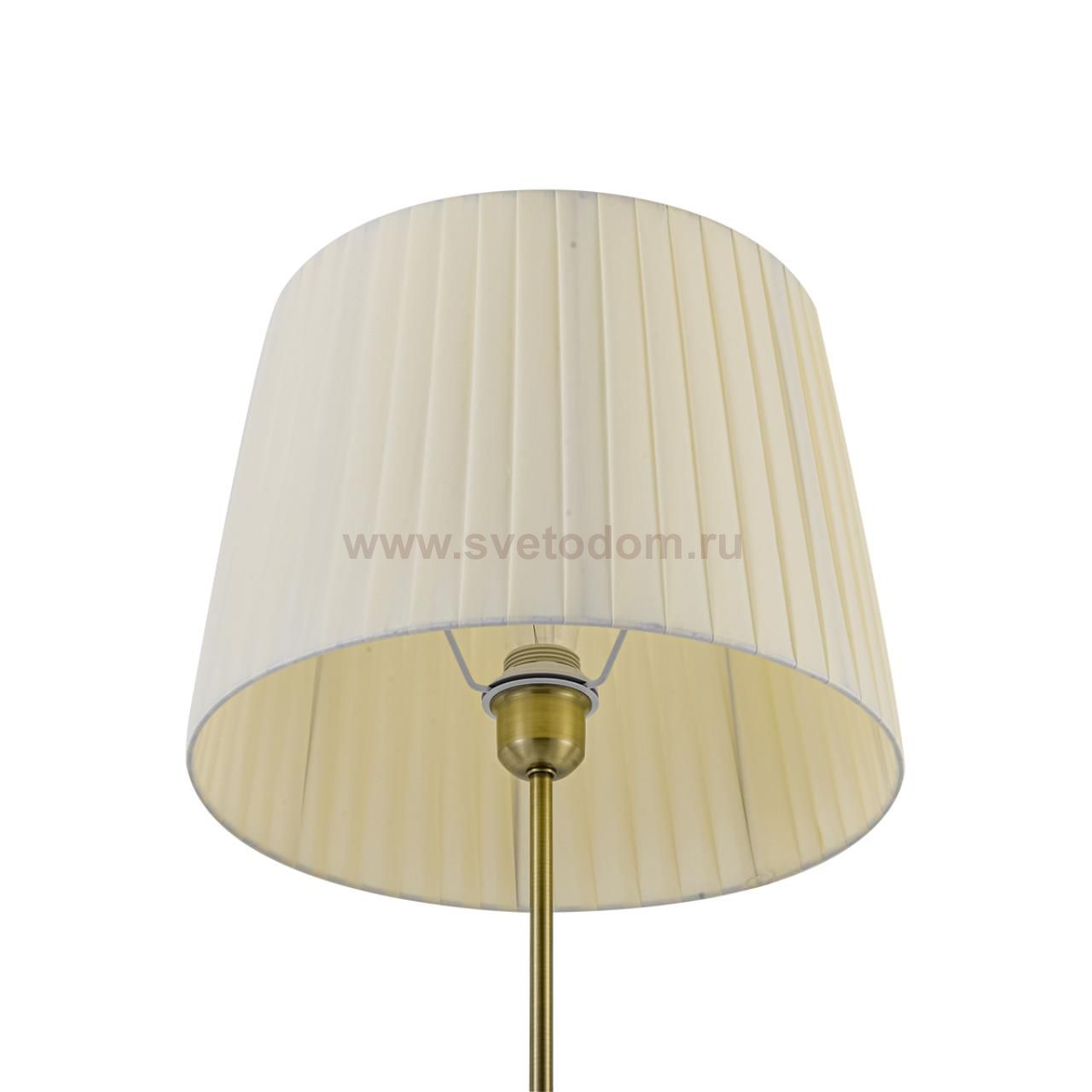 8302/1F MODERNI бронза/черный/бежевый, металл/текстиль Торшер E27 1*60W 220V TUNE