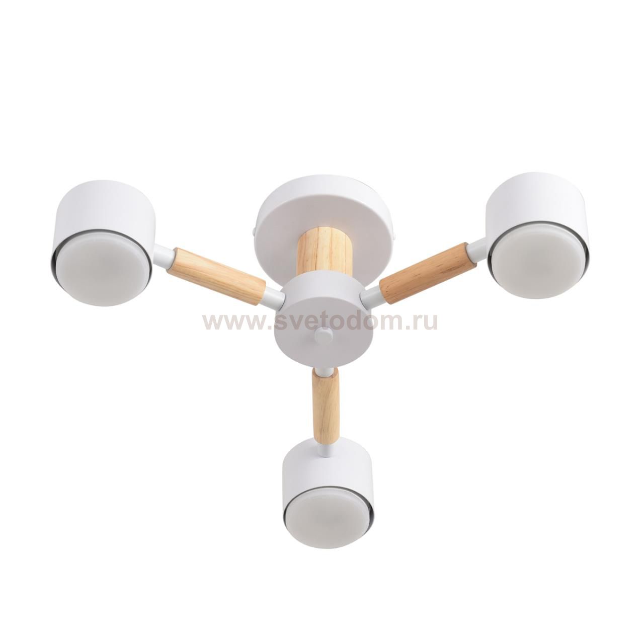 8306/3C COMFI белый, металл/дерево Светильник потолочный GX53 LED 3*7W 220V VUDI