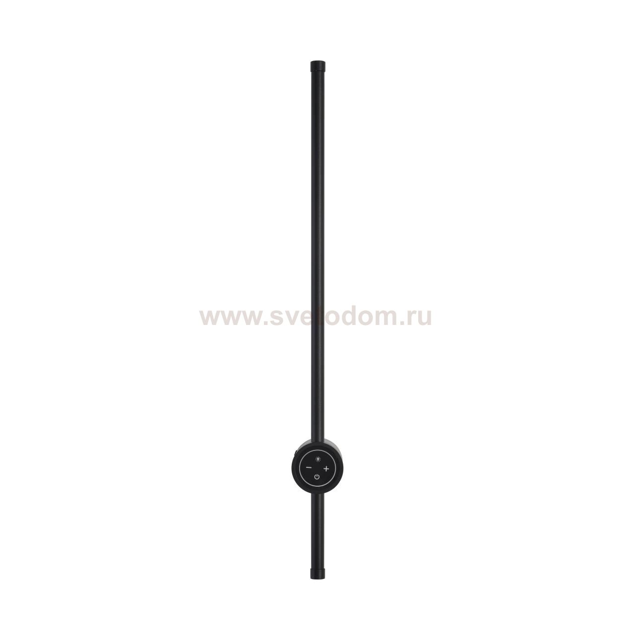 8308/12WL LEDIO черный, металл Настенный светильник с диммером LED 12W 3000K/4000/7000K 220V BRAM