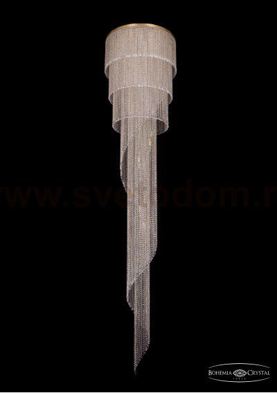 Люстра хрустальная большая Bohemia Ivele 8311/80-350/G