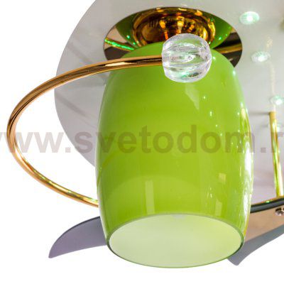 Потолочный светильник Экономсвет 8312/3+1WT+GD MIX RC RDGNGDLED