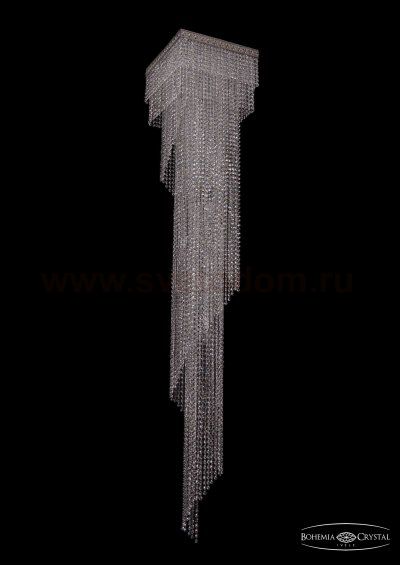 Люстра хрустальная большая Bohemia Ivele 8317/40-215/Ni/R14