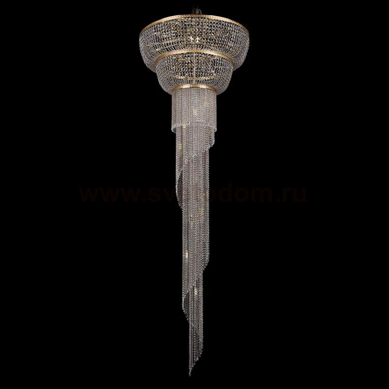 Люстра хрустальная большая Bohemia Ivele 8323/100-300/G