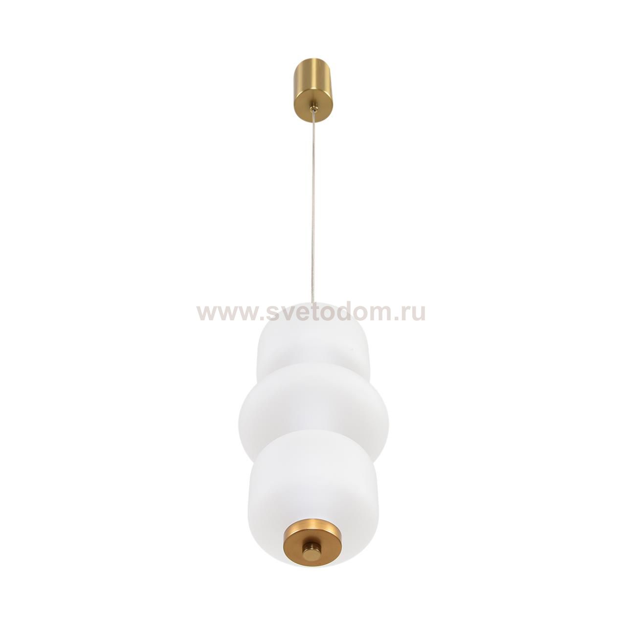 8324/25L LEDIO LN26 377 бронза/белый, металл/стекло Подвес LED 10W 4000K 220V TAISHA