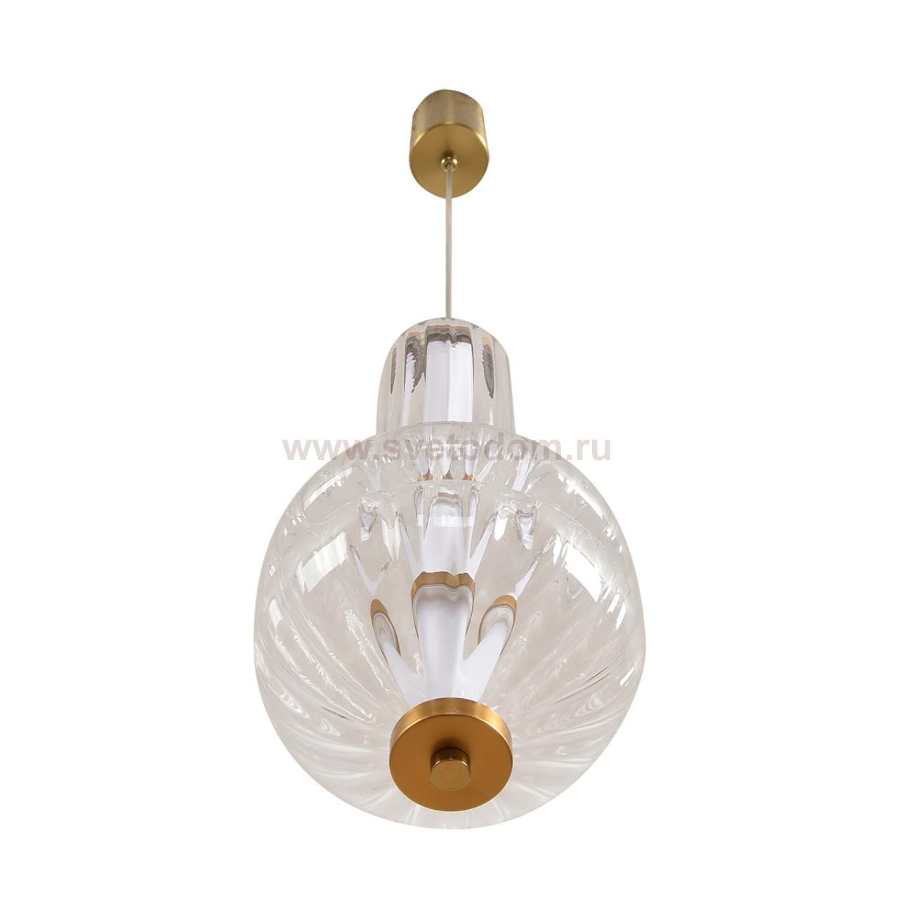 8325/28L LEDIO LN26 377 бронза/прозрачный, металл/стекло Подвес LED 13W 4000K 220V TAISHA