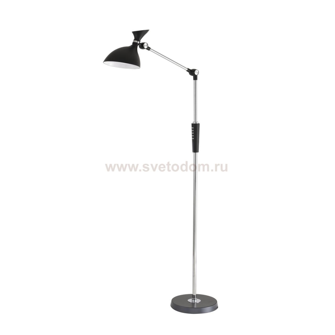 8331/15FL LEDIO черный, металл/пластик Торшер LED 15W 3000/4000/6000K 220-240V ССТ/диммер HORSA