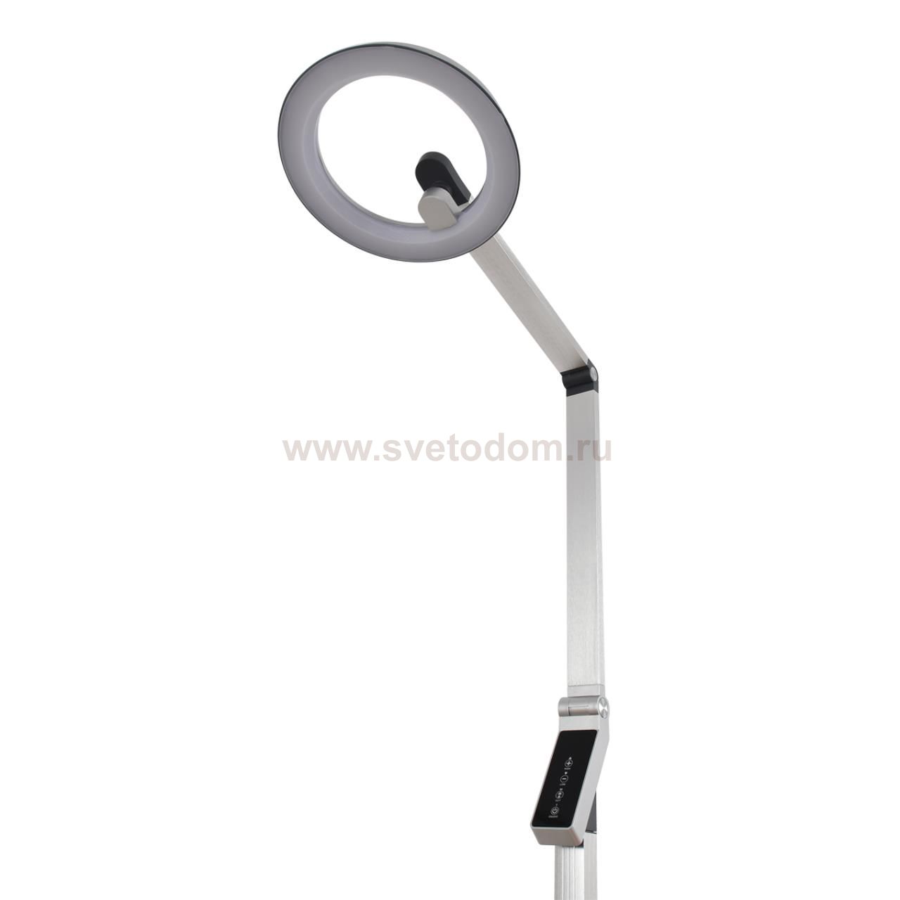 8333/15FL LEDIO серебро, металл/пластик Торшер LED 15W 3000/4000/6000K CCT/диммер/LCD 220-240V GENRI