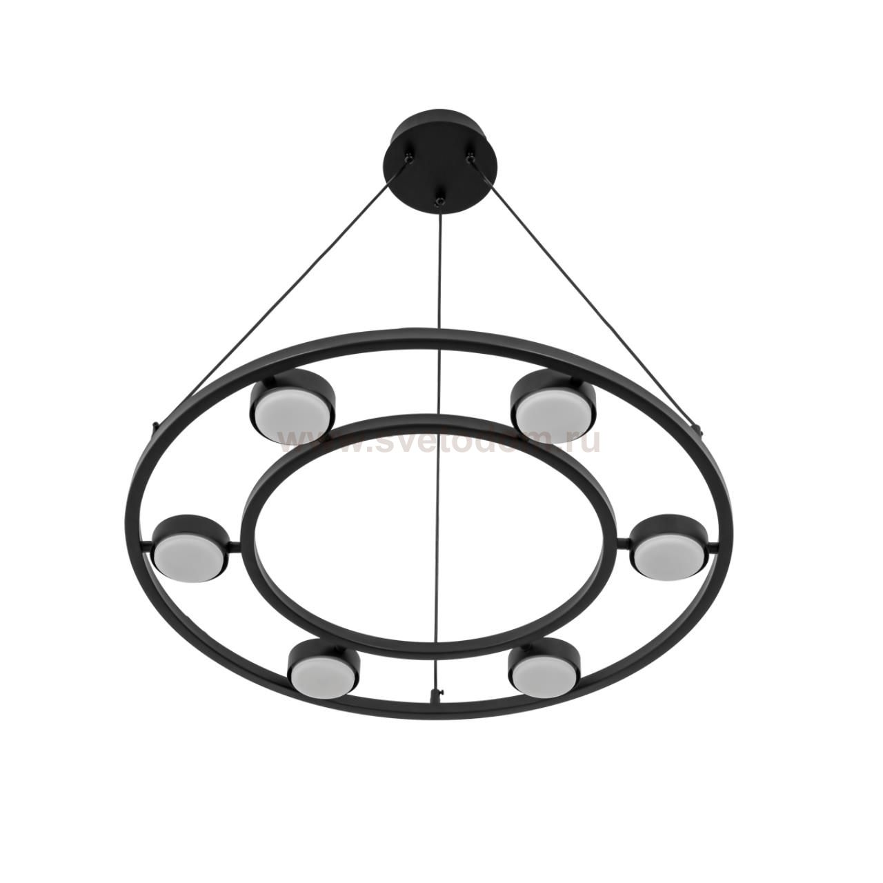 8340/6 MODERNI черный, металл Люстра подвесная GX53 LED 6*7W 220V TORINA